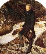 Sir John Everett Millais John Ruskin, portrait Spain oil painting artist